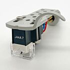 Jico Omnia J44A7 Impr. 78017 high-output Hifi MM-cartridge on Silver Headshell