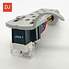 Jico J44A7/DJ Impr. 78018 High-output MM DJ-cartridge on  Silver Headshell