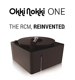 Okki Nokki RCM-OneB elektrische platenwasmachine zwart.