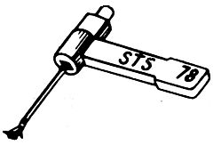 BSR ST5 LP+78rpm 051DS/SN stylus.