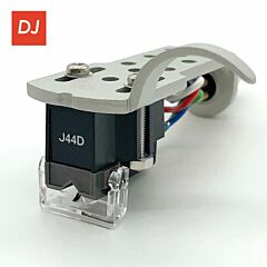 Jico Omnia J44D/DJ Improved 78008 MM DJ-cartridge on Silver Headshell