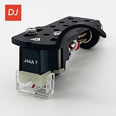 Jico J44A7/DJ Aurora Impr. 78016 High-output MM DJ-cartridge on Black headshell